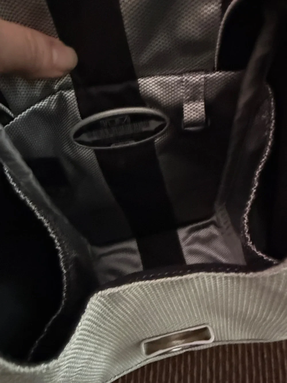 Tumi T3 Lexus Apex Tech Light Grey Luggage Travel Shoulder Bag